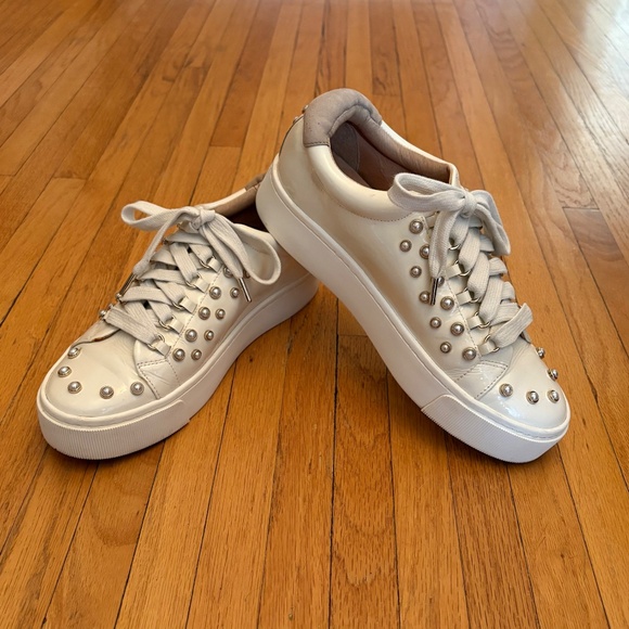 Joie Handan Pearl Studded Sneakers - Picture 4 of 8